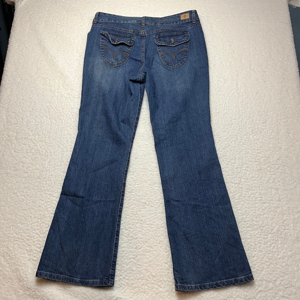 Bandolino Blu Jeans Womens 14 Blue Arianna Bootcut‎ Dark Wash Stretch Denim - Picture 9 of 11